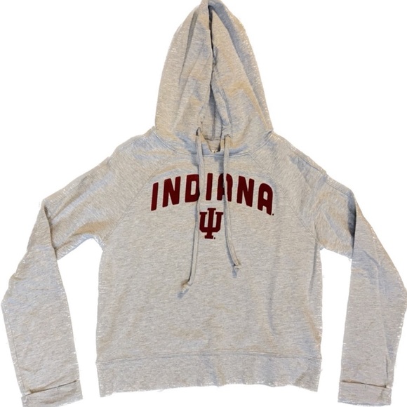 Indiana university lightweight longsleeve hoodie women’s wise XS - Picture 1 of 3